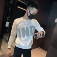 thumbnail image 5 of Camiseta para hombre negra New Rock Top estampado ropa de hombre sudaderas coreanas otoño emo manga larga diseñador moda tendencias 2024, 5 of 5