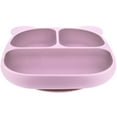 thumbnail image 6 of Beille 1pc Lavender Baby Feeding Essentials Panda Food Grade Silicone Suction Plate Ages One and Up, 6 of 9