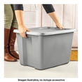 thumbnail image 4 of Caja Organizadora Sterilite Multiusos con Tapa Gris de 68 Litros, 4 of 4