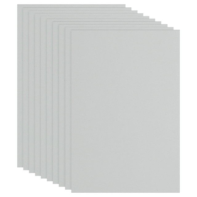Uxcell 10 Pcs Hoja de Espuma EVA Gris, 12 x 8 Pulgadas 2mm de Grosor Hojas de Espuma para Manualidades Proyecto de DIY, 30 x 20cm