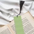 thumbnail image 6 of Kdxio Green Gingham Print Metal Tassel Bookmarks,Perfect Gift for Art Lovers and Bookworms Metal Bookmarks for Women, 6 of 8