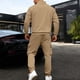 thumbnail image 5 of Kalauyu Men's Tracksuit 2 Piece Half Zipper Sweatsuit Sets Casual Jogging Athletic Suits, 5 of 9