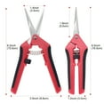 thumbnail image 4 of 1/3pcs Pruning Shears With Straight Blades, Gardening Scissors, Stainless Steel Pruning Scissors, Trimming Tools, Garden Supplies, 4 of 4