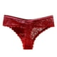 thumbnail image 3 of Gibobby Calzones para mujer sexy Ropa interior de mujer Bikini de algodón Bragas Encaje Hipster Panty Estiramiento Calzoncillos completos(Rojo,G), 3 of 5
