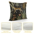 thumbnail image 4 of RUIYC Pillow Covers Tropical Pattern Square Pillow Covers Leopard Plants Pineapple Tibetan Deer for Living Kids Bed Living Room Car, 4 of 5