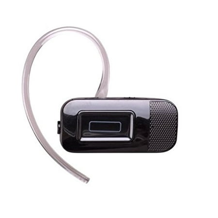 Headset Retail Box - Emerson Wireless Bluetooth Headset Earset Earphone Headphones with One-Touch Controls for Answer, End and Redial, Black, EM229 (New Open Box)
