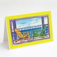 thumbnail image 1 of Adirondack Chairs Yellow Greeting Cards & Envelopes - Pack of 8, 1 of 1