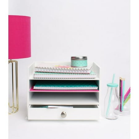 organizer desktop wood tray decorative letter francesca uniek dialog displays option button additional opens zoom