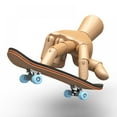 thumbnail image 3 of Maynos Professional Mini Fingerboards/ Finger Skateboard,White Wheel, 3 of 11