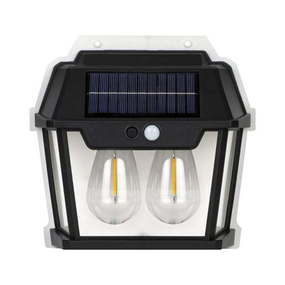 Solar Outdoor Lights,Solar Garden Lights New Outdoor Solar Wall Lamp, Outdoor Tungsten Filament Lamp, Induction Courtyard Lamp, Garden Villa, Small Night Lamp Lighting