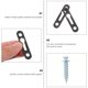 thumbnail image 3 of FOMIYES 20Ud Conectores Invisibles Para Muebles Negros De Material Premium Y Alta Durabilidad, 3 of 6