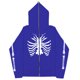 thumbnail image 1 of Sudadera con esternón oscuro europeo y americano para hombre y mujer, sudaderas con capucha góticas para pareja, sudadera de Cremallera larga de talla grande Harajuku 2023, 1 of 5