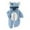 O-Blue5240, variant on CUZIBR Boys Girls Long Sleeve Cartoon Hooded Romper Jumpsuit Oneise Holiday Dailywear For Toddler
