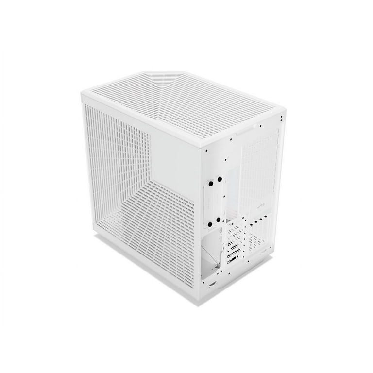 HYTE Y70 Touch - Mid tower - extended ATX - windowed side panel (glass) -  no power supply (ATX) - white - USB/Audio 