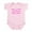Petal Pink, variant on CafePress - I AM A BIG DEAL Infant Bodysuit - Baby Light Bodysuit, Size Newborn - 24 Months