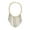Crystal/Two Tone, variant on Women's Rhodium Western Chain Fringe Bib Necklace