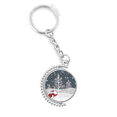 thumbnail image 1 of mas santa claus snowflake tree rotatable keyholder disc accessories chain clip, 1 of 3