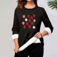 thumbnail image 1 of Heisall Chemises de Base pour Femmes Automne Hiver Imprimé Floral Col Rond Manches Longues Épaissies Polaire Teddy Shearling Chaud Ajusté Hauts Thermiques pour Usage Quotidien par Temps Froid, 1 of 3