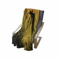 thumbnail image 3 of Scarecrow Soft Flannel Fleece Throw Blanket, Rural Themed Silhouettes of Crows Herbs and Scary, Cozy Plush for Indoor and Outdoor Use, 60" x 80", Marigold Earth Yellow, by Ambesonne, 3 of 5