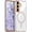 Lavender, variant on MYKOMI Magnetic Compatible with Samsung Galaxy A36/A56 Case [Compatible with MagSafe] Full Camera Lens Protector Luxury Plating Soft Clear Silicone Cover for Women Men Shockproof Phone Case