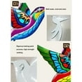 thumbnail image 2 of Matsuzay Colgante de colibrí de hierro, colgador de decoración Universal para el hogar, arte de sala de estar, adorno colorido, pájaros para Decoración Rosa, 2 of 6