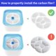 thumbnail image 5 of Replacement Filters for Pet Water Fountain - Activated carbon Filters for Cats and Dogs Automatic Water Dispenser (16 Pack 12.5*3.8cm), 5 of 5