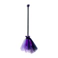 thumbnail image 1 of Escoba de bruja de Halloween, palos voladores de mago, escobas para niños para mascarada violeta, 1 of 9