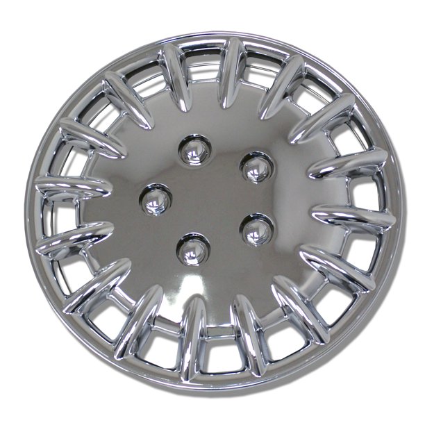 Set of 4 Chrome Finish Hubcaps 15" WSC023C15 Hub Caps Wheel Skin