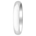 thumbnail image 2 of Traditional 4MM 10K White Gold Hollow Band - Wedding Ring for Men & Women, 2 of 4