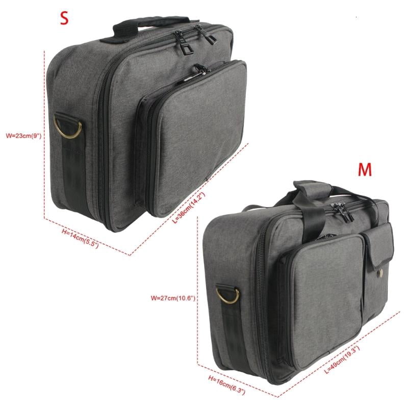 CEORPER Guitar Effects Pedal Board Carrying Bag Universal Waterproofed Effects Pack