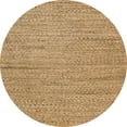 thumbnail image 1 of Ahgly Company Machine Washable Indoor Round Abstract Sedona Brown Area Rugs, 7' Round, 1 of 7