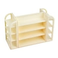 thumbnail image 1 of Estante de Almacenamiento para Tienda de Miniaturas Perfke Modelo de 4 Niveles Beige, 1 of 8