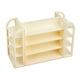 thumbnail image 1 of Estantería para casa de muñecas en miniatura, estantería para casa de muñecas, estantería para comida, 1/12, artesanía Beige, 1 of 8