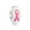 Rose, variant on Bling Jewelry Womens Empowering Pink Ribbon Breast Cancer Survivor CZ Charm Bead Sterling Silver Gift