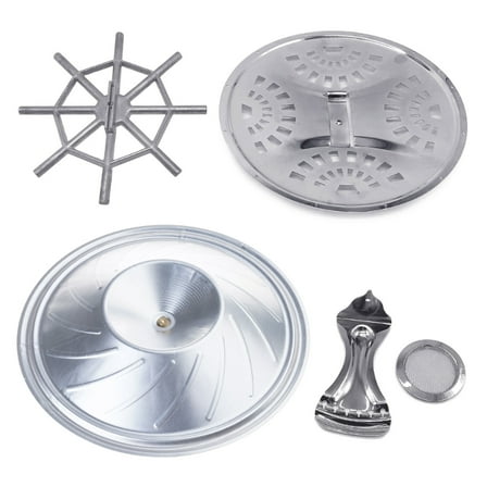 Dobro Resonator Guitar Replacement Parts Cones Soundhole Screens Tailpiece Bridge for Dobro Guitar Set of 5