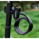 thumbnail image 2 of Cable Candado para Bicicleta [Llave] [Exterior] - Ideal para Bicicletas, E-Bikes, Patinetas, Cochecitos, Cortacéspedes y Otros Equipos, Unisex Adulto, Negro, Cable JAMW Sencillez, 2 of 5