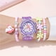 thumbnail image 3 of ER Montre Enfant, Montre Lumineuse Violette ,Montre-Bracelet étanche pour Enfant Mouvement à Quartz,Conception de Dessin animé 3D,Montre Enfant Numérique pour 3 Ans à 13 Ans Fille Garçon Rojo Verde, 3 of 4
