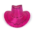 thumbnail image 3 of Slccxzc Sparkly Sequin Cowboy Hat Glitter Cowgirl Hat for Party and Disco for Halloween and Christmas Party, 3 of 7