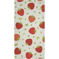 thumbnail image 7 of SKYSONIC Strawberry Soft Hand Towels 2-Piece Absorbent Bath Towel Decorative Fingertip Towels for Bathroom Spa Hotel Swimming Pool,14.4 x 28.3 inch, 7 of 7