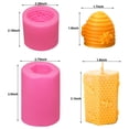 thumbnail image 3 of Advancent 2 moldes de silicona duraderos y fáciles de usar para hacer velas, molde de silicona para velas Artesanía, 3 of 6