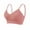 Pink, variant on HAPIMO Sports Bras for Women Cozy Stretch Elastic Medium Support Crop Tops Athletic Vest Workout Activewear Bra Running Padded Bralette Orange S