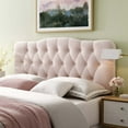 thumbnail image 6 of Modway Annabel Queen Diamond Tufted Performance Velvet Headboard in Pink, 6 of 7
