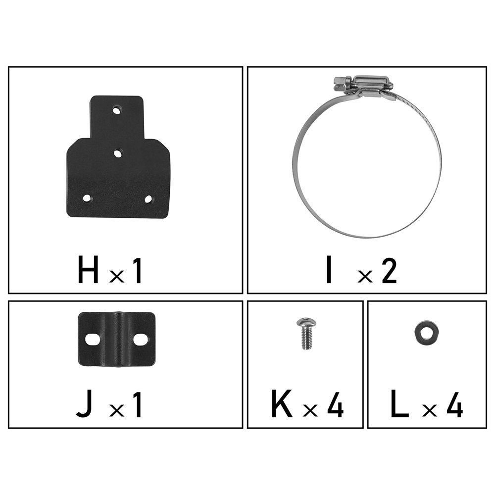 Hooke Road Overhead Steel MOLLE Panel With 5 Storage Pouches For 1997-2006 Jeep Wrangler TJ – Black, MMR.10067
