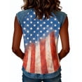 thumbnail image 6 of Trgacdwlo Patriotic Women's Tank Tops Raglan Women's Sleeveless Shirts We the People Stars Stripes 250th Anniversary USA Shirt Women, 6 of 6