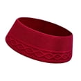 thumbnail image 3 of Abbracc 71cm Knitted Christmas Tree Collar Universal Fit Accessory Festive Tree Ring Red, 3 of 9