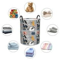 thumbnail image 6 of Xecao Dog Print Laundry Hamper Basket,designed for Blanket Storage and Nursery Clothes in the Bedroom, 6 of 8