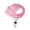 Pink, variant on Breathable Adjustable Pet Sun Hat Lightweight Summer Shade Cap Bow Cutout Ear Design for Small Dogs Cats Outdoor Sun Protection Supplies