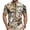 Bronze, variant on Cycling Shirt Short Sleeve, Deep Timber & Maple Camo 1/4 Zip Top, Premium Mens Cycling Jersey for Gravel Endurance, Quick Dry Mechanical Stretch Bike Riding Shirt