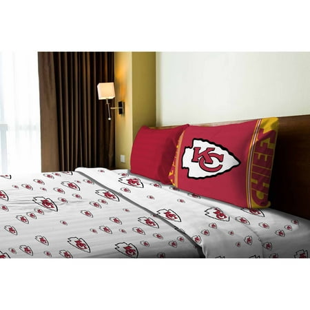 Nfl Kansas City Chiefs Twin Sheet Set Nfl Kansas City Chiefs Twin Sheet Set