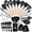 Black, variant on 44-Piece Kitchen Utensil Set, Heat Resistant Silicone Cooking Tools with Holder, Non-Stick & Dishwasher Safe Kitchen Gadgets, Best Gift for Thanksgiving & Christmas